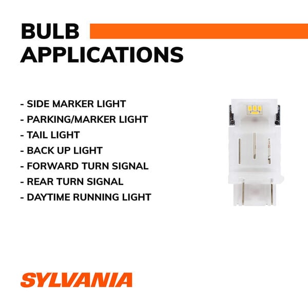 SYLVANIA 3157 WHITE SYL LED Mini Bulb, 2 Pack, , hi-res